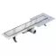 Lineáris lefolyó Duplex Inox csempe/szatén 500