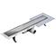 Lineáris lefolyó Duplex Inox csempe/szatén 1000