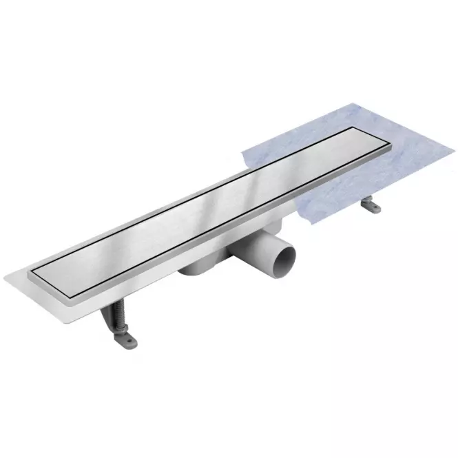 Lineáris lefolyó Duplex Inox csempe/szatén 1000