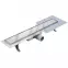 Lineáris lefolyó Duplex Inox csempe/szatén 1000,3