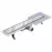 Lineáris lefolyó Duplex Inox csempe/szatén 600