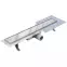 Lineáris lefolyó Duplex Inox csempe/szatén 600