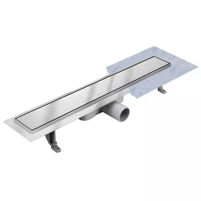 Lineáris lefolyó Duplex Inox csempe/szatén 700