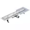 Lineáris lefolyó Duplex Inox csempe/szatén 700