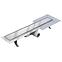 Lineáris lefolyó Duplex Inox csempe/szatén 700