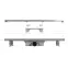 Lineáris lefolyó Duplex Inox csempe/szatén 800,2