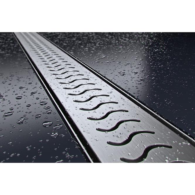 Lineáris vízelvezető hullám Inox 500
