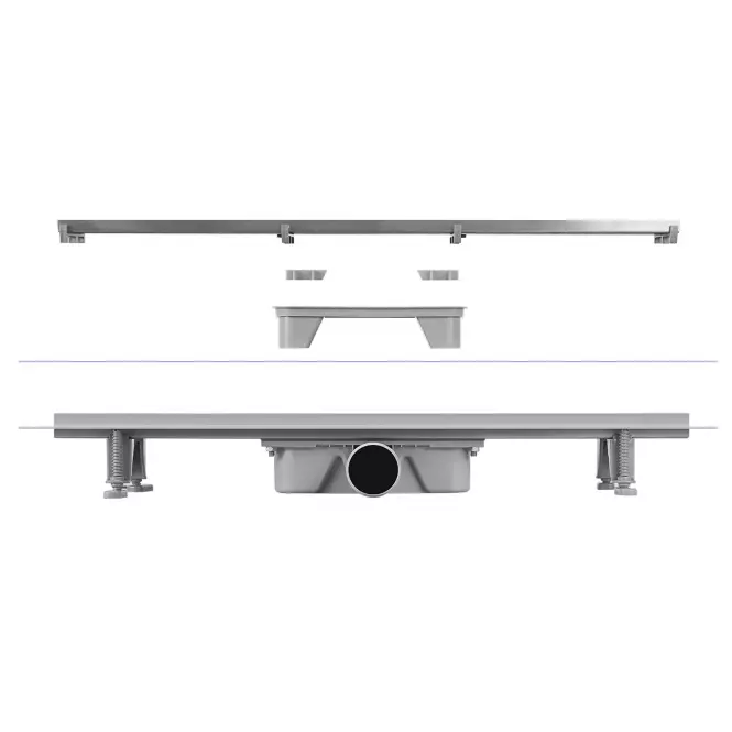 Lineáris vízelvezető hullám Inox 900