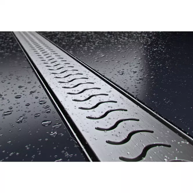 Lineáris vízelvezető hullám Inox 900