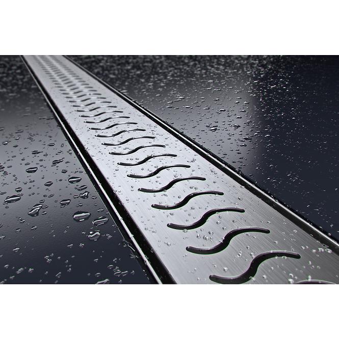 Lineáris vízelvezető hullám Inox 900