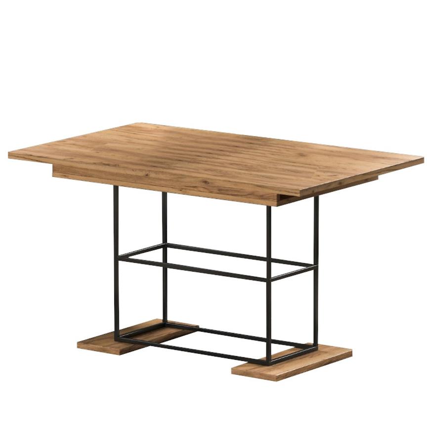 Kinyitható asztalok Gani 130/210x80cm Tölgy Craft Aranysárga