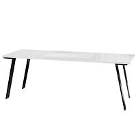 Kinyitható asztalok  Liwia 130/210x80 cm Fehér Fényű
