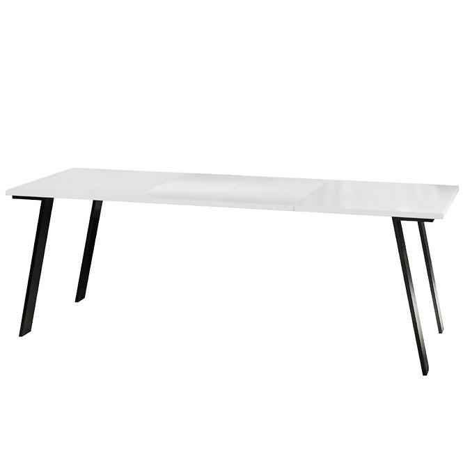Kinyitható asztalok  Liwia 130/210x80 cm Fehér Fényű