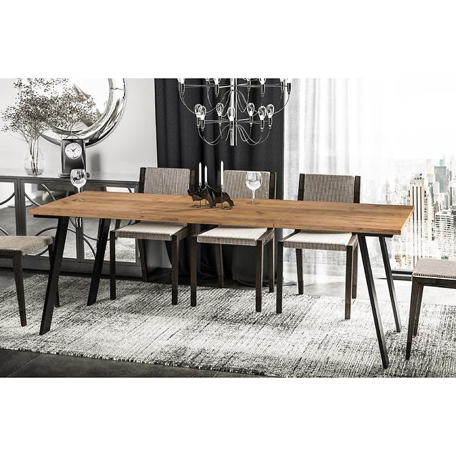 Kinyitható asztalok  Liwia 130/210x80 cm Tölgy Craft Aranysárga