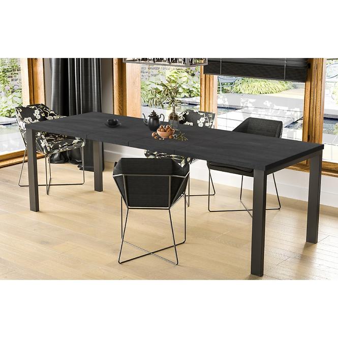 Kinyitható asztalok  Garant 80/170/80cm Konkrét sötét