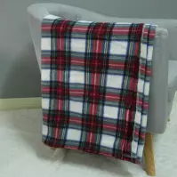 Pléd Fehér Rács 130x170
