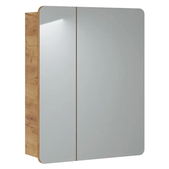Fürdőszoba szekrény + tükörrel Aruba 2D 60 cm
