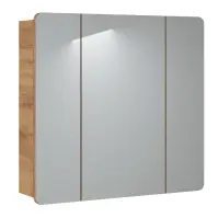 Fürdőszoba szekrény + tükörrel Aruba 3D 80 cm