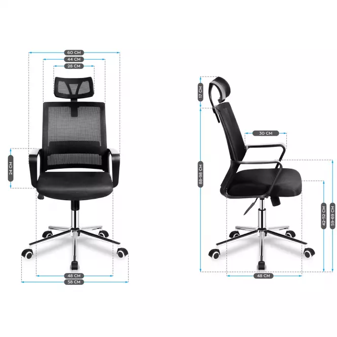 Irodai gaming szék Markadler Manager 2.1 Black