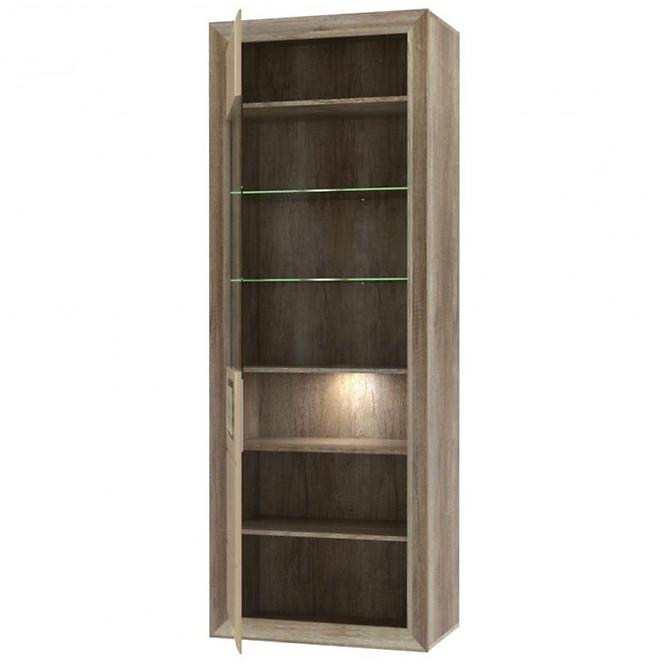 Vitrin Tiziano 74 antik tölgy/bézs,3