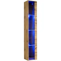 Fali szekrény Switch Üveg WW1 Wotan  + LED