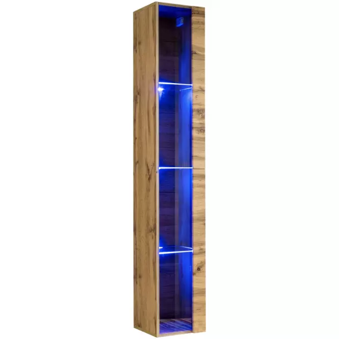 Fali szekrény Switch Üveg WW1 Wotan  + LED