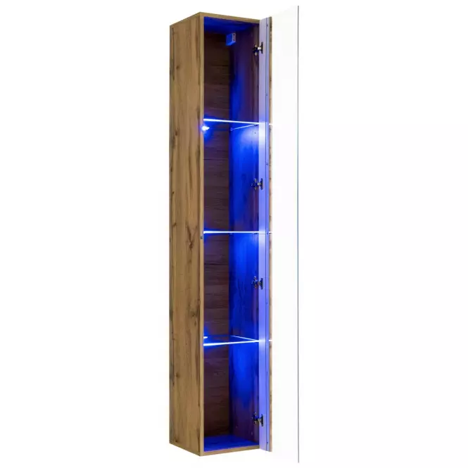 Fali szekrény Switch Üveg WW1 Wotan  + LED,2