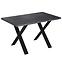 Asztal X-210 Konkrét sötét
