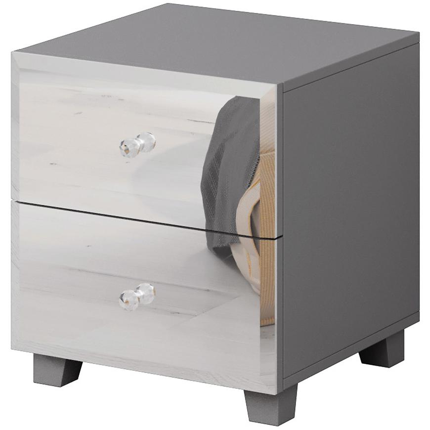 Éjjeliszekrény Bellagio 22 2S szürke