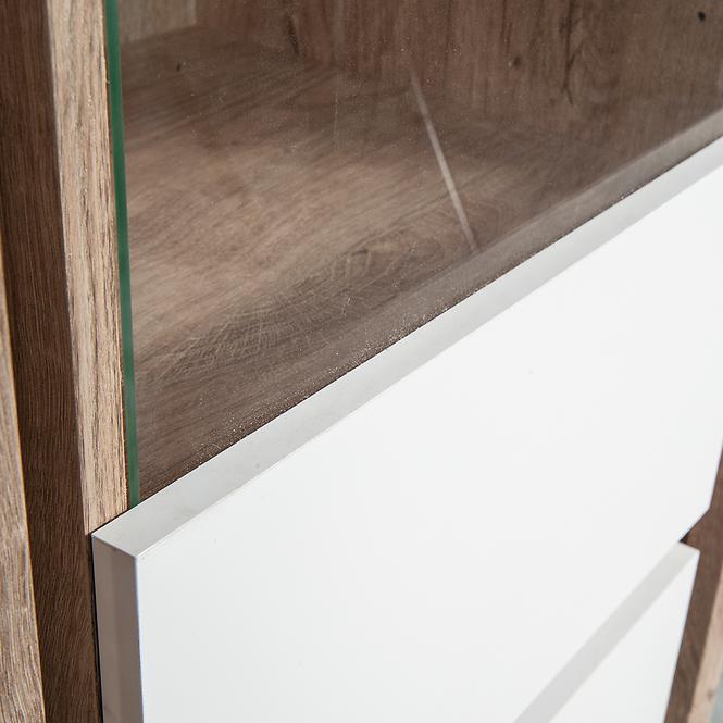 Vitrin Livinio L3 Ribbeck/fehér