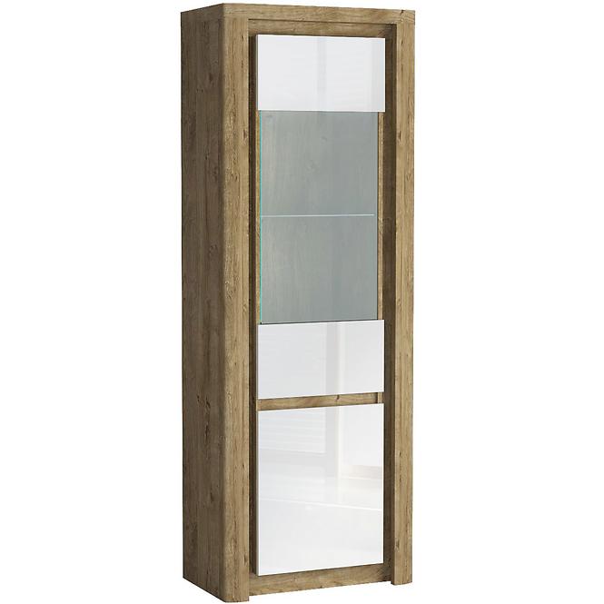 Vitrin Livinio L4 Ribbeck/fehér