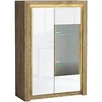 Vitrin Livinio L5 Ribbeck/fehér