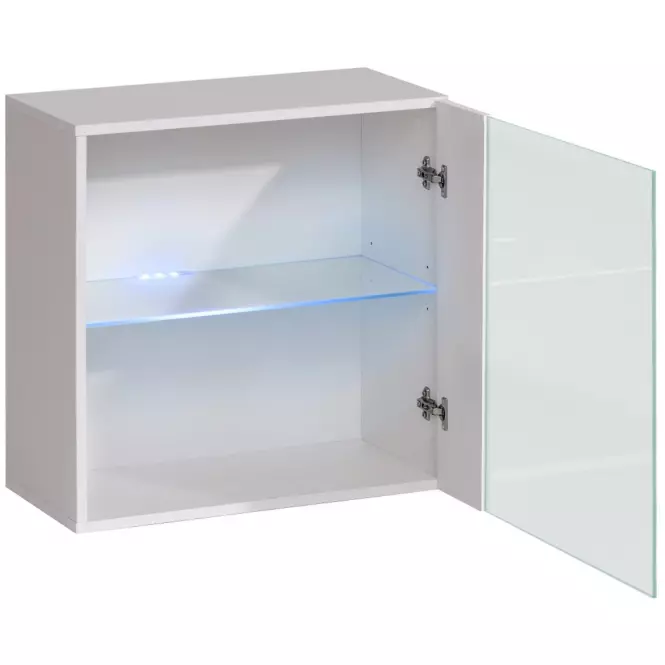 Fali szekrény Switch WW3 fehér +LED