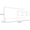 Nappali bútor Switch XVII üveg +LED Grafit,2