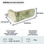 Csempe dekoratív Sarok Portina Sahara