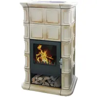 Kandallókályha Wels creambrown 8KW