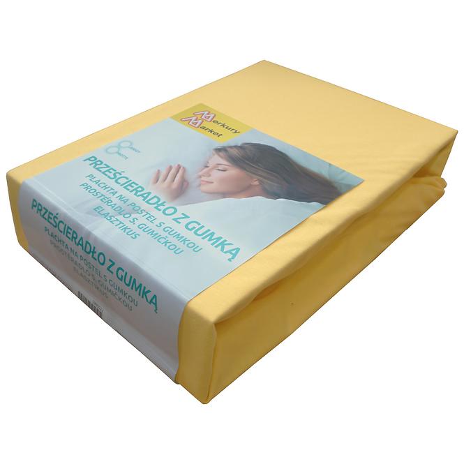Elasztikus Jersey 90x200 kol. 5102 sárga