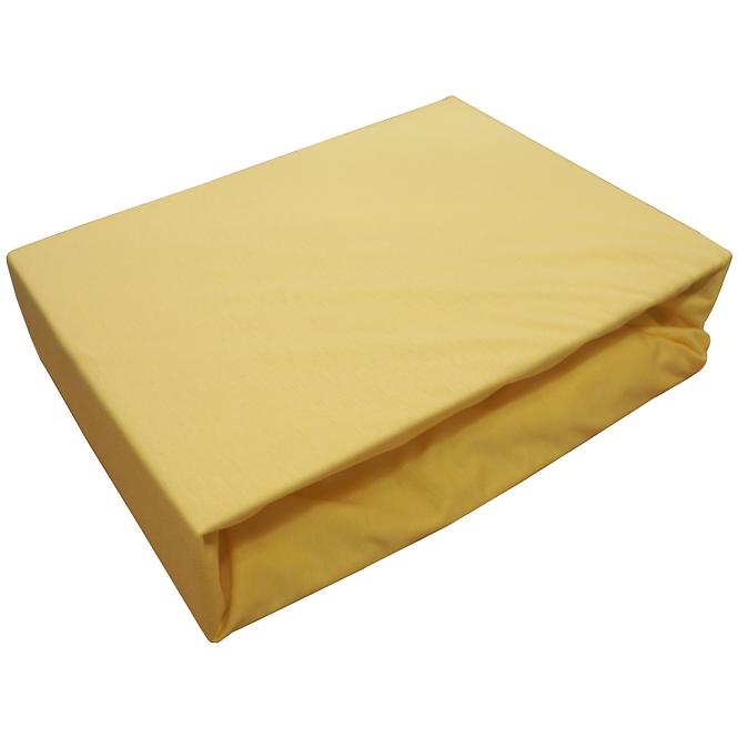Elasztikus Jersey 160x200 kol. 5102 sárga