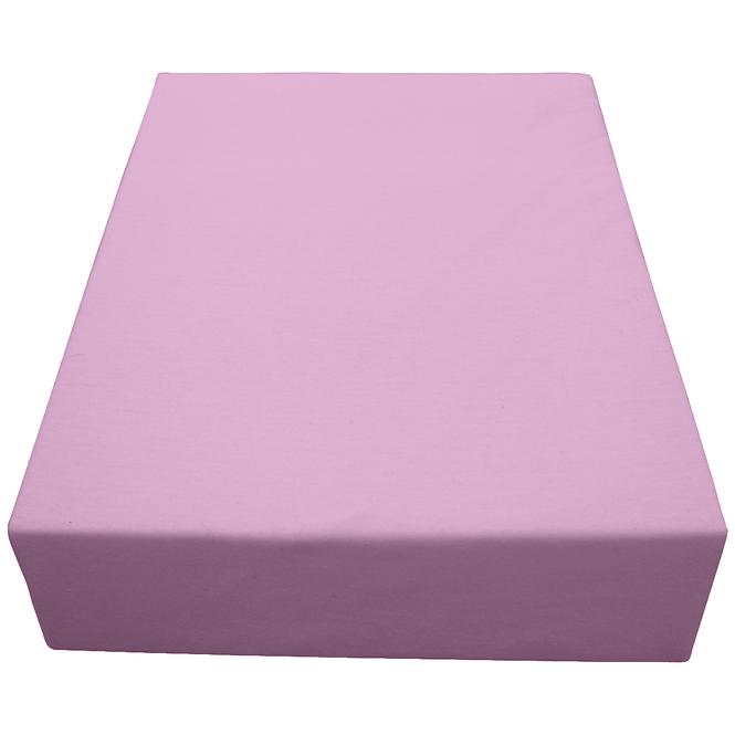 Elasztikus Jersey 90x200 kol. 4605 világos rózsaszín
