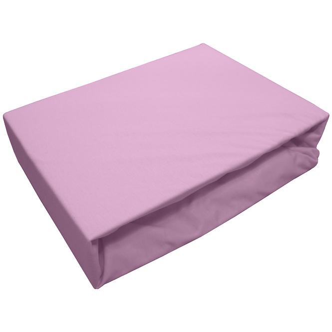 Elasztikus Jersey 90x200 kol. 4605 világos rózsaszín