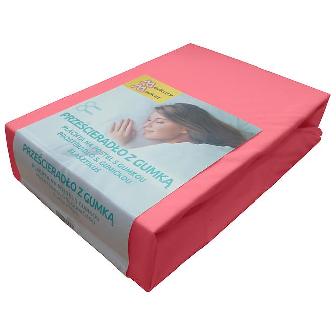 Elasztikus Jersey 90x200 kol. 6138 málna