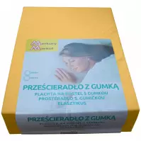 Elasztikus Jersey 90x200 kol. 5103 mustár