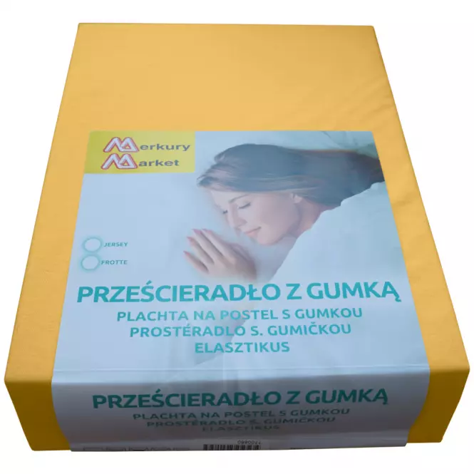 Elasztikus Jersey 90x200 kol. 5103 mustár