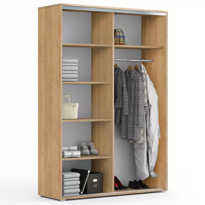 Szekrény Emilia A2 150 Craft aranysárga /fehér