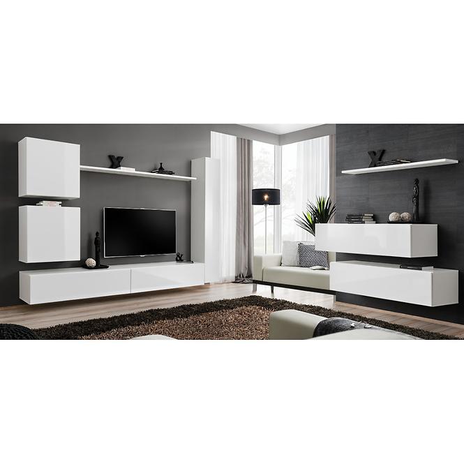 Komód+Falipolc Switch Sb II Fehér
