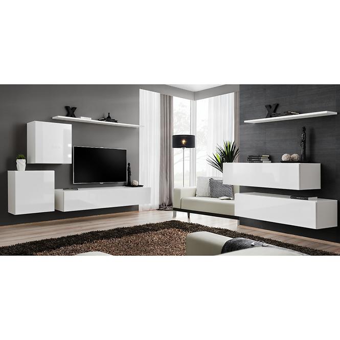 Komód+Falipolc Switch Sb II Fehér