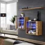 Komód+Falipolc Switch Sb III Led Wotan