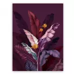 Canvas 60x80c St555 Violet Leavs