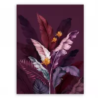 Canvas 60x80c St555 Violet Leavs