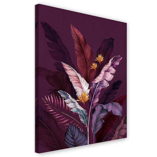 Canvas 60x80c St555 Violet Leavs,2
